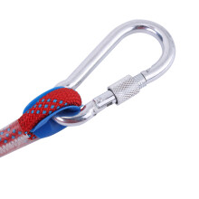 Schwerlast 10mm Paracord Lanyard mit Karabiner - Rot, 10m oder 20m
