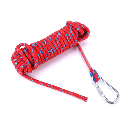 Schwerlast 10mm Paracord Lanyard mit Karabiner - Rot, 10m oder 20m 1