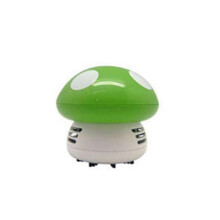 (Green) Mini Cartoon Mushroom Dust Removal Office Home Desktop Cleaning Vacuum Cleaner YGWL