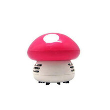 (RoseRed) Mini Cartoon Mushroom Dust Removal Office Home Desktop Cleaning Vacuum Cleaner YGWL