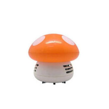 (Orange) Mini Cartoon Mushroom Dust Removal Office Home Desktop Cleaning Vacuum Cleaner YGWL