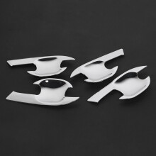 Chromed Silber 4er Set Außen Türgriffe Abdeckungen passend für Ford Ranger T6 T7