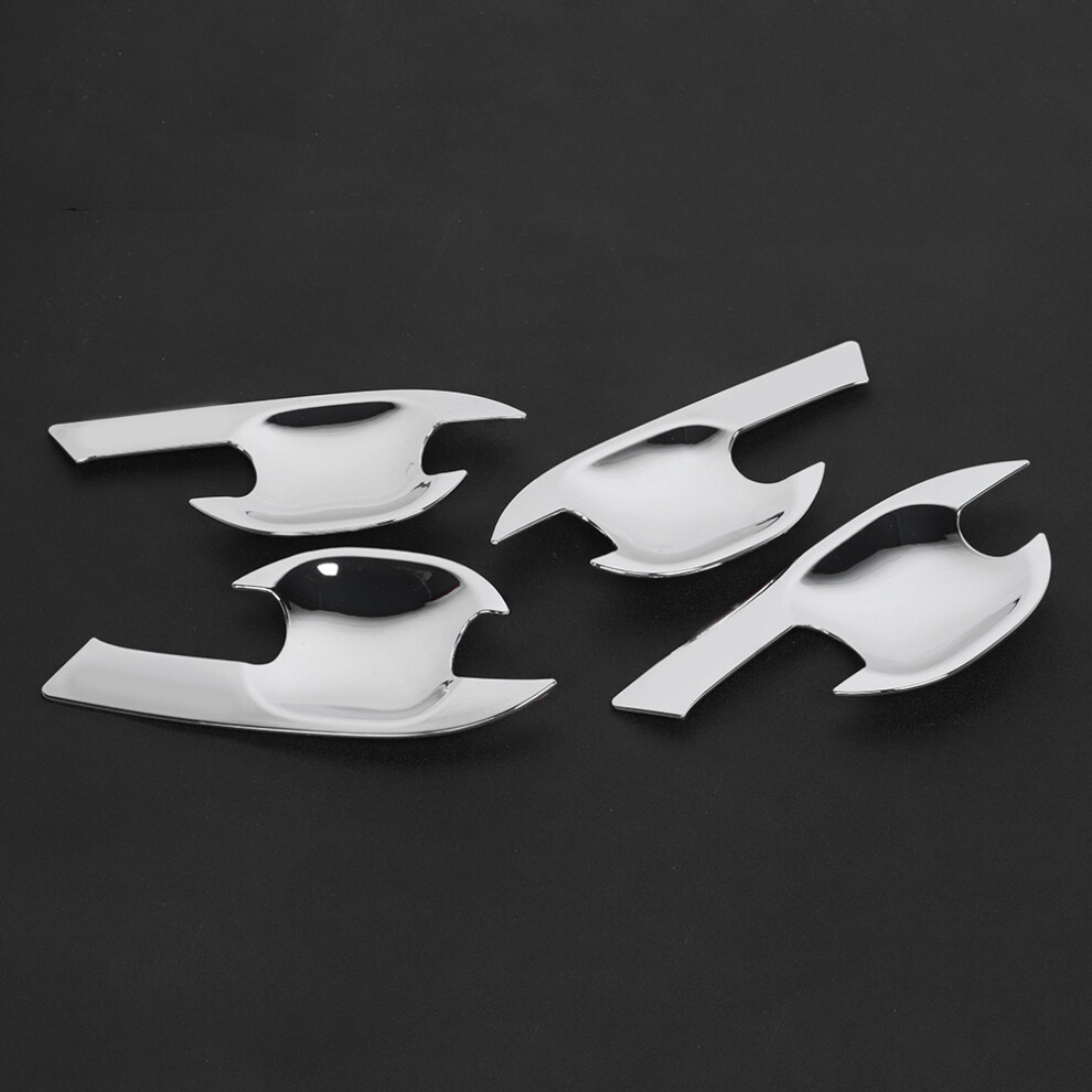 Chromed 4Pcs Door Handle Bowl Cover For Ford Ranger T6 T7 2012Â2016 Silver 8481361594896