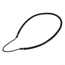 Fishing Sling Harpoon Rubber Band Natural Latex Tube 74cm Strong Resilient Elastic Band for Sea Fishing Ice Fishing Spearfishing Gear 5x10mm(Black)