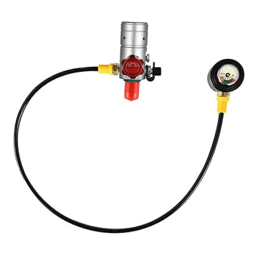 (Silver) First Stage Dive Regulator Safe Scuba Diving Practical Replacement Equipment Black