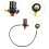 (Black) First Stage Dive Regulator Safe Scuba Diving Practical Replacement Equipment Black 3