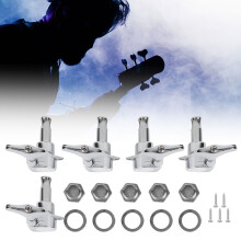 5-Saiten-Bass-Stimmzubehör Set aus Legierung, geschlossen, gewickelt, für Musikinstrumente, Silber