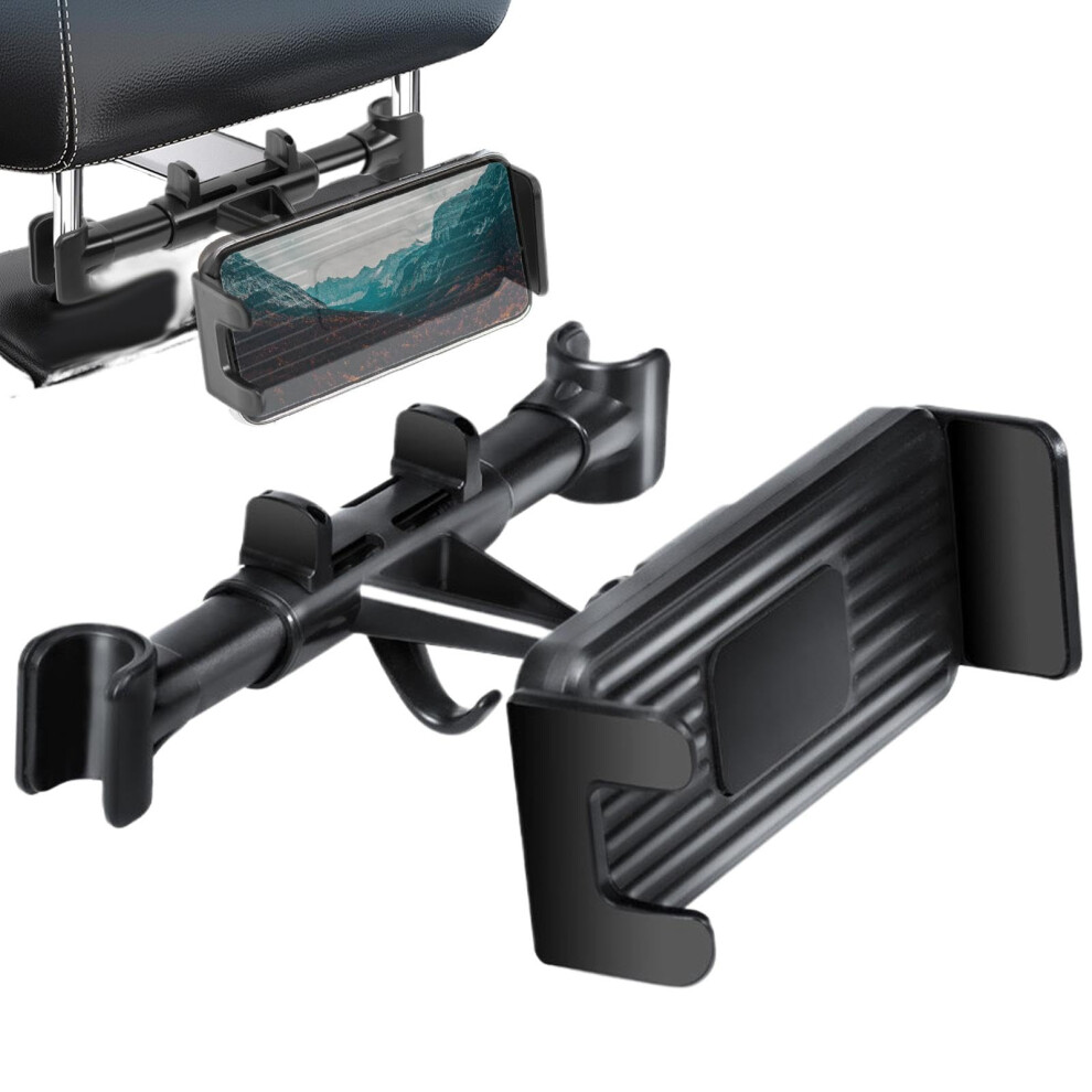 Backseat Seat Cell Phone Holder | Stretchable Backseat Tablets Stand,Adjustable Car Tablet Mount, Headrest Tablet Holder For Trucks 9323874979557