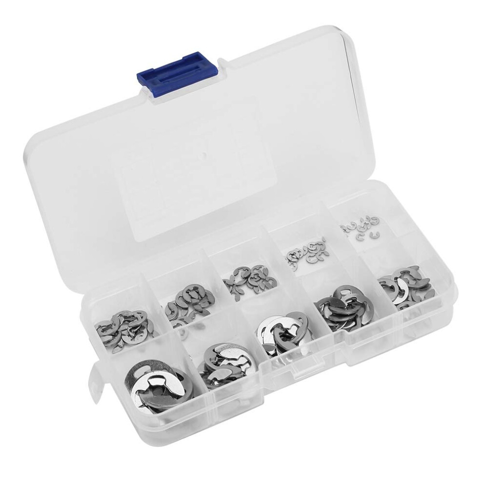 E-Clip, Snap Ring Assortment, Retaining Clips Retaining Rings Retaining Ring, Car For Home For Shop Office 9105992097081