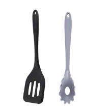 Nuálaíocht Cistine, Forc Pasta Silicone Neamhghreamaitheach, Láimhseáil Adhmaid Teasfhriotaitheach, Spúnóg Núdail Saor ó BPA, Sábháilte sa