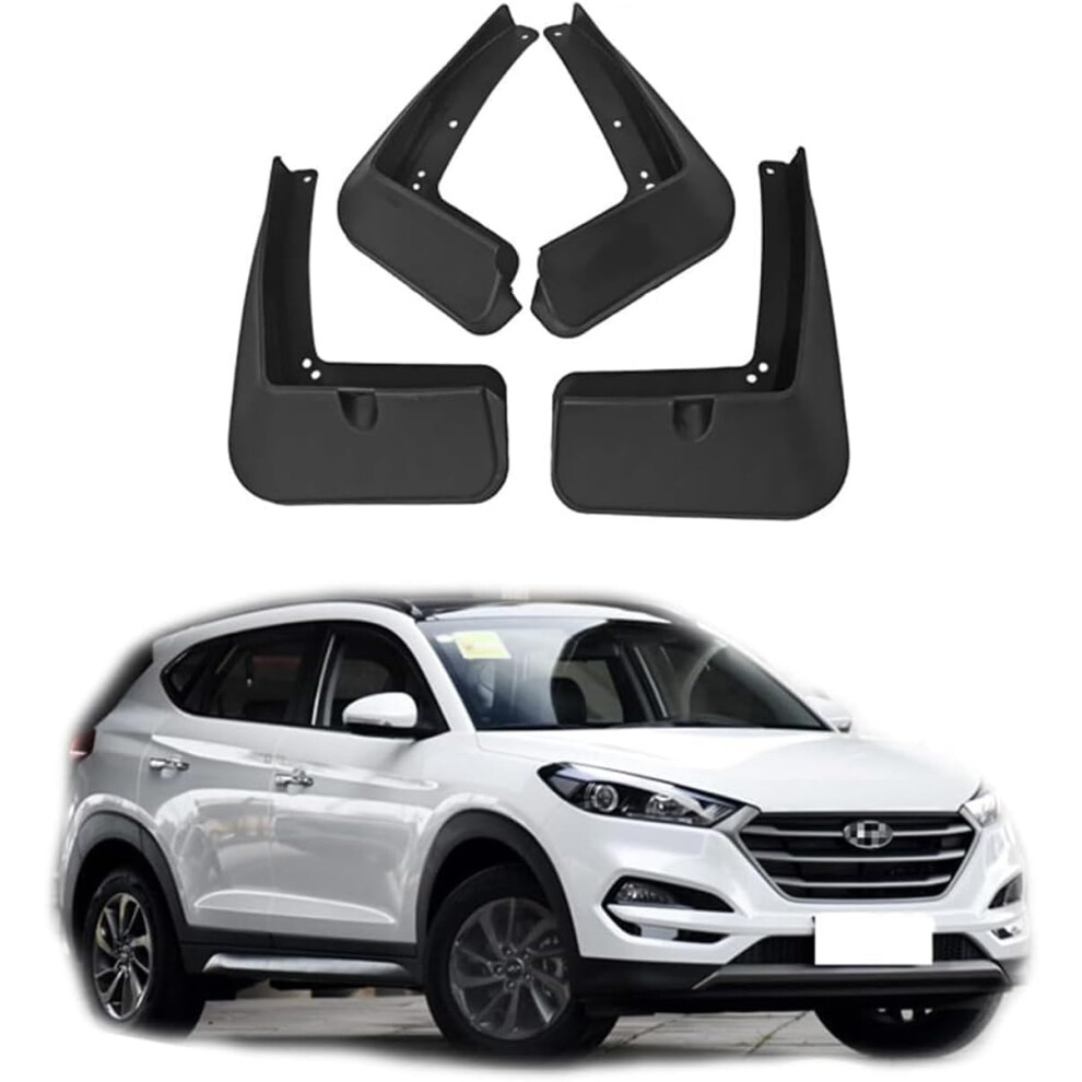 4 Pcs Car Mud Flaps For Hyundai Tucson 2015~2020, Mud Flaps Splash Guards Dustproof Anti-Collision Front Rear Car Mudflap Mudflaps Protector 9067246737351