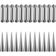 Gourmet-Handwerker-Set, wiederverwendbare, ungiftige Cannoli-Formen aus Edelstahl, pflegeleichte Backutensilien zur Herstellung atemberaubender