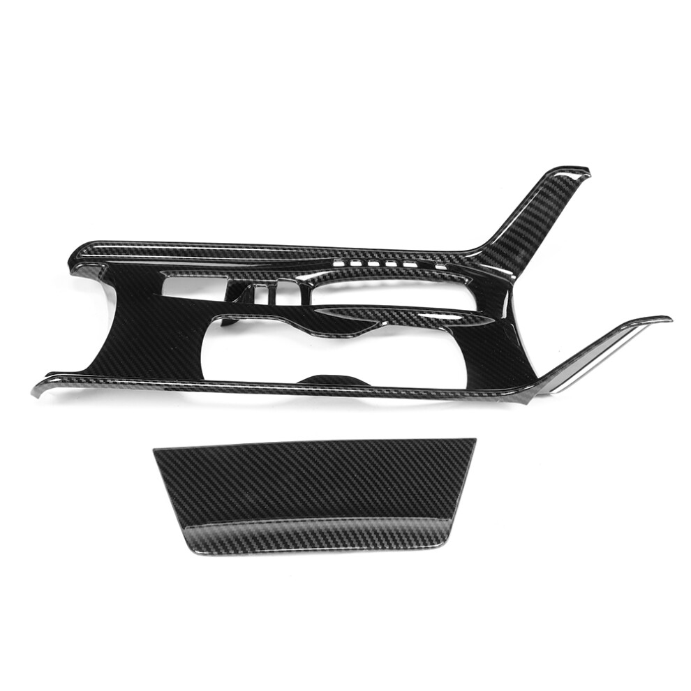 Gear Shift Panel Frame & Cigar Lighter Trim For Honda Accord 2018-2020 Carbon Fiber 8751361598836
