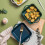 Ταψί ψησίματος ασφαλές για φούρνο, τετράγωνο πολύχρωμο κεραμικό ταψί ψησίματος 3