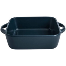 Ceramic Baking Dish, Non-Stick Oven Casserole Pan High Temperature Firing Lead-Free Ceramic Bakeware with Comfortable Handles, Durable Serving Bakewar