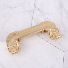 Brass Front Bumper Bracket Tie Rod Set for 1/10 RC Car 73x35x15mm Gold