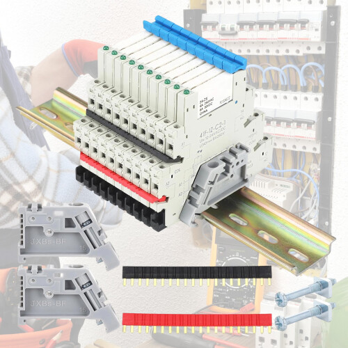 Relays Set SPDT Switching 24 Volts Double Power Including 2