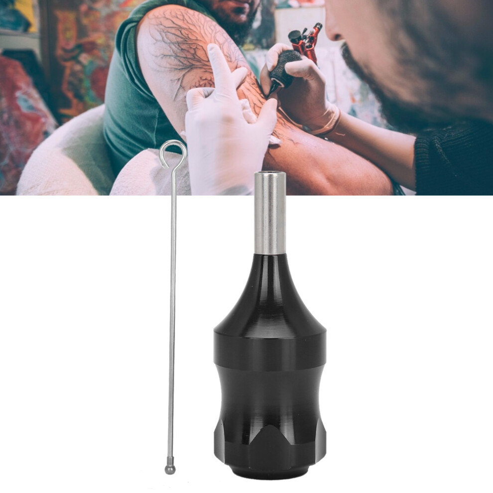 Black 28Mm Anti-Slip Tattoo Machine Grip For Cartridge Needles