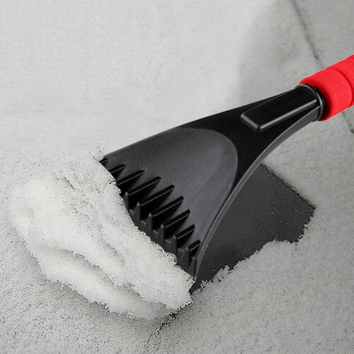 (Red) Car Windshield Ice Snow Remover Shovel Scraper Glass Window Clean Defrost Tool 1