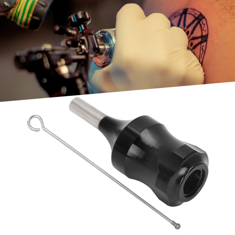 Black 28Mm Anti-Slip Tattoo Machine Grip For Cartridge Needles