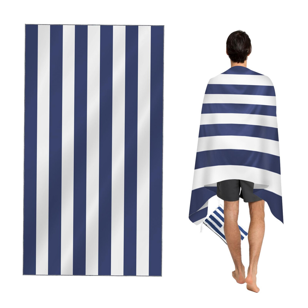CNMTCCO Large Beach Towel for Adults with Bag - Quick Dry Microfibre - 100% Recycled Towel - Sand Free, Lightweight, Compact (160x90cm, 63x35in)-image-OPC-PMXTVW9-NEW