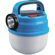 (S V70 blue) Portable Outdoor Camping Light, Solar Poweredusb Charging Camping Tent Lantern ZD.16