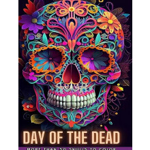 Day of the Dead by Adult Coloring Books Hardcover Book