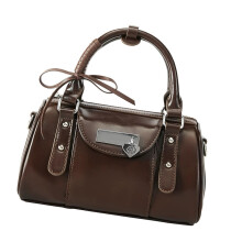 Elegant Crossbody Bag PU Underarm Bags For Everyday Use-Coffee