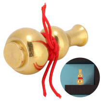 Messing-Kürbis-Statue Feng Shui Wohnkultur 3,5 cm Natürlicher Glücksverstärker