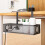 Adjustable Desk Organizer Clamp On Desk Drawer-Black Model B 3