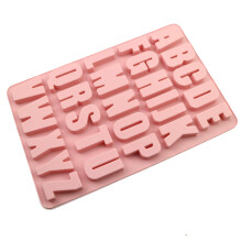 Innovative Alphabet-Silikonform für vielseitiges Backen, hitzebeständiges, lebensmittelechtes Silikon, 27,2 x 18,2 x 1,3 cm, große Alphabet-Form