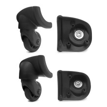 4Pieces Suitcase Rotating Wheels Replacement For Smooth Travel