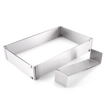 Backform aus lebensmittelechtem Material, Edelstahlkonstruktion für Wiederverwendbarkeit und Langlebigkeit, perfekt für Backbegeisterte, die ein