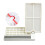 Roating Palette Case Paint Palette Tray Empty Watercolor-White 5