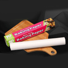 Papel manteiga multiuso para cozinha, antiaderente, resistente ao calor, pré-cortado e em rolo.