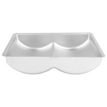Forma de copt 3D pentru tort, formă de carte din aliaj de aluminiu cu suprafață antiaderentă pentru proiecte de copt DIY, vase de copt cu