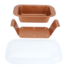 Silikon-Mini-Kastenform-Set, 6-teilig, antihaftbeschichtet, flexibel, lebensmittelechtes Silikon, hitzebeständig bis 446 Grad, spülmaschinenfest,