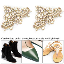 2 Stück Elegante Schuhclips Schnallen DIY Dekor für Damen High Heels Stiefel Sandalen