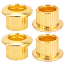 Hochleistungs-Stimmwirbel für Ukulele 2L 2R Gold mit weißen Knöpfen