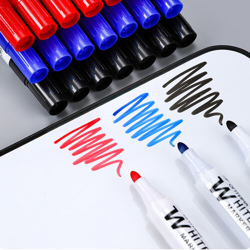10Pcs Erasable Whiteboard Marker for Whiteboard-L528 Blue 1