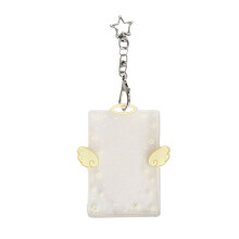 Lovely Cartoon Photocard Holder with Keychain,Cartoon-Yellow