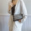 Casual Shoulder Bag Casual Handbag With Dot Studs-Black 7
