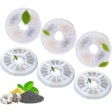 (6pcs) Fountain filter replacement for Catit - 6/8 pack compatible with cat water fountains
