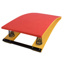 Toddler Padded Gymnastic Springboard, Non Slip Safe Home Sport Spring Board for Gymnastics Preschool Classes, Vaults, Dismount Landings (Red)