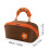 Stilvoller, wasserfester Kosmetik-Organizer. Geräumige-Orange 4