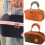 Stilvoller, wasserfester Kosmetik-Organizer. Geräumige-Orange 3