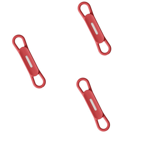 Abnehmbare magnetische Stifthalter, Silikonbasis,-Rot