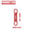 Abnehmbare magnetische Stifthalter, Silikonbasis,-Rot 3