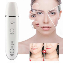 (EU plug) Mini Hifu Ultrasonic RF Face Lifting Wrinkle Removal Line V-Shape Anti-Aging Skin Tightening Eye Care Beauty Device For Home SPA