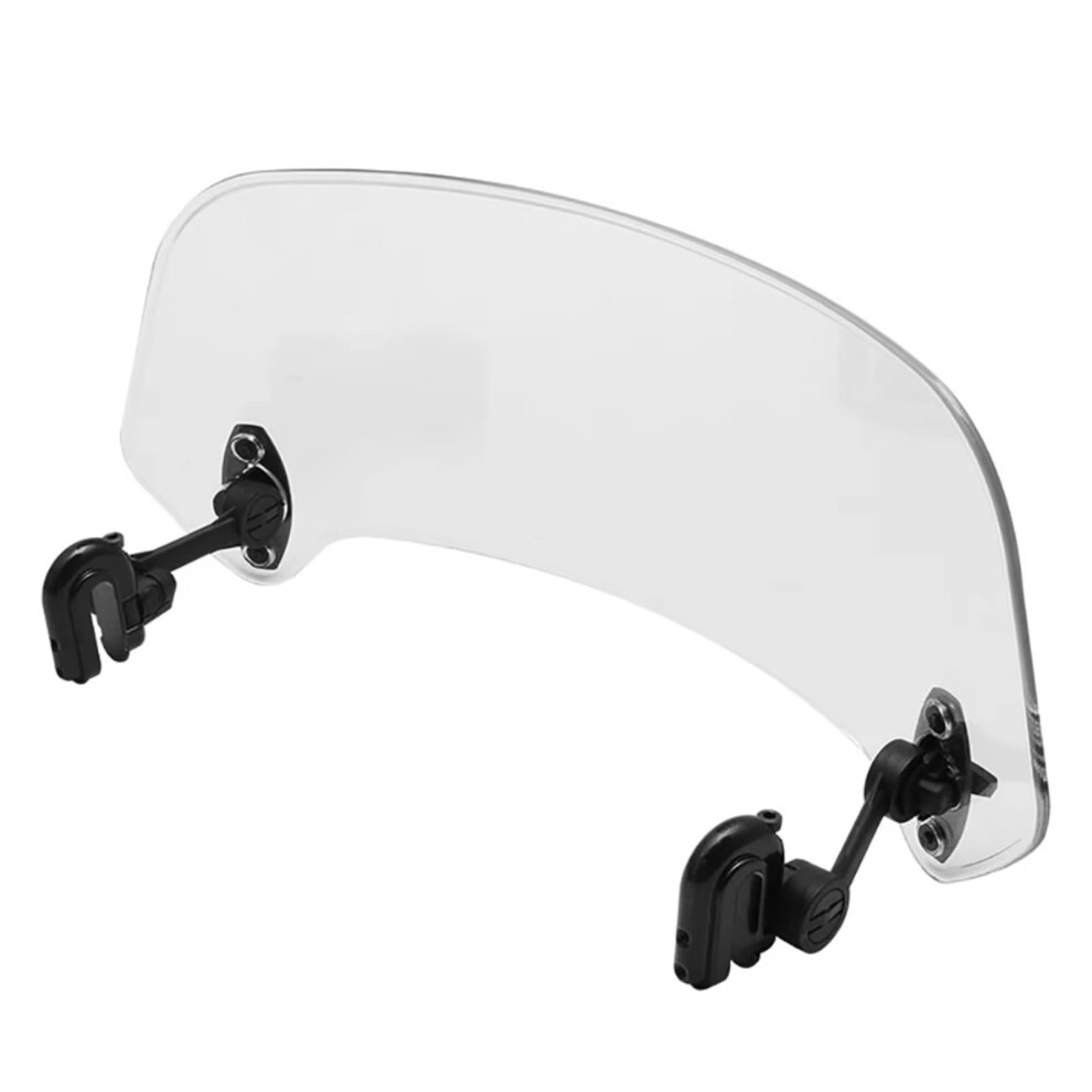 Wind Screen Deflector Universal Motorcycle Windshield Extension Adjustable Spoiler Clamp-On Windscreen Deflector Accessories 9323874980508